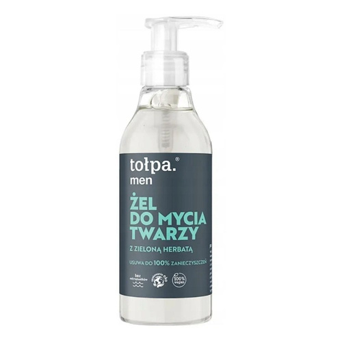 Tołpa Men Delikatny Żel do Mycia Twarzy z Zieloną Herbatą 195ml