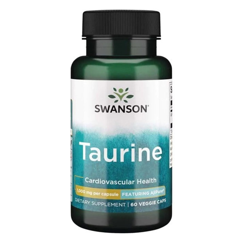 Swanson Tauryna 1000mg Wspierająca Metabolizm 60 Kapsułek