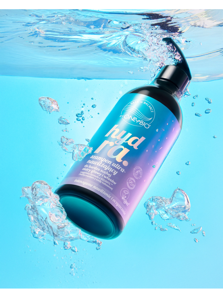 OnlyBio Hair in Balance Hydra Ultra-Moisturizing Shampoo for Very Dry Scalp and Hair 400ml