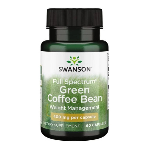 Swanson Full Spectrum Green Coffee Bean, 400mg - 60 caps