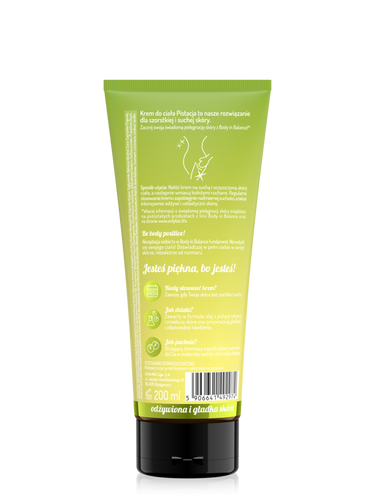 OnlyBio Body in Balance Nawilżający Krem do Ciała dla Skóry Suchej Pistacja 200ml