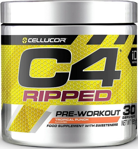 Cellucor C4 Ripped Przedtreningówka Na Spalanie Tłuszczu Tropikalny Poncz 189g