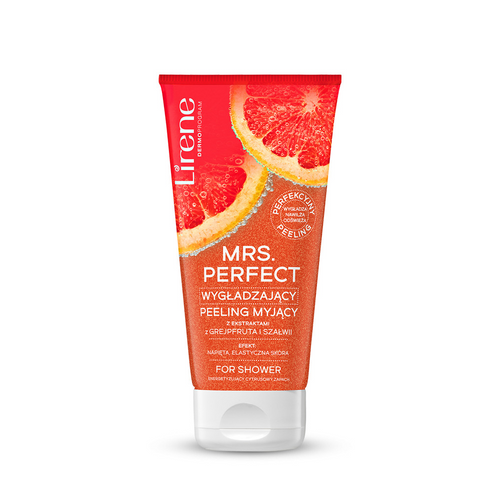 Lirene Mrs. Perfect Wygładzający Peeling do Ciała z Grejpfrutem i Szałwią 175g