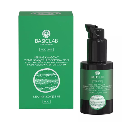 BasicLab Peeling Kwasowy Zmniejszający Niedoskonałości 30ml