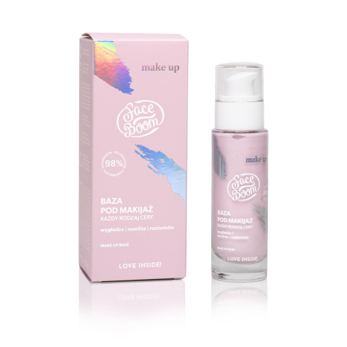 FaceBoom Make Up Wygładzająca i Nawilżająca Baza pod Makijaż do Każdego Typu Cery  30g