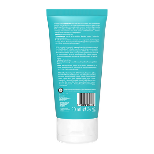 Apis Pure Sun Wodoodporny Krem Ochronny do Twarzy SPF 50 UVA UVB dla każdego Rodzaju Skóry 50ml