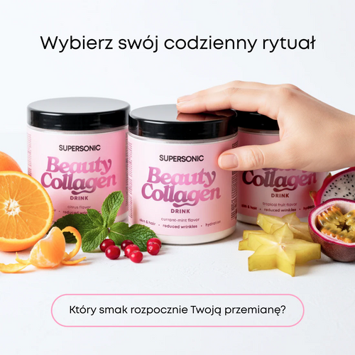 Supersonic Collagen Beauty Drink Currant-Mint Flavor 180g