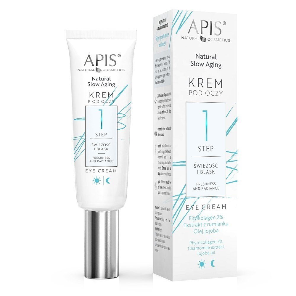 Apis Natural Slow Aging Step 1 Krem pod Oczy Świeżość i Blask 15ml