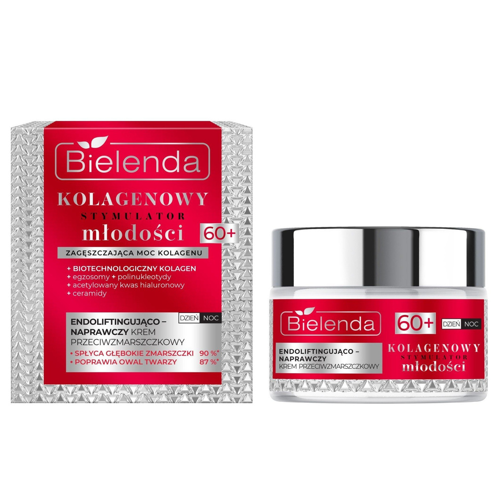Bielenda Collagen Youth Stimulator Endolifting Repairing Anti-Wrinkle Cream 60+ 50ml