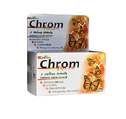 Gorvita Chrom Forte z zieloną herbatą 30 tabletek