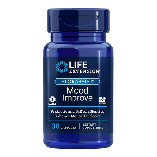 Life Extension Florassist Mood Improve Na Poprawę Nastroju i Relaks 30 Kapsułek