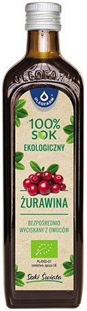 Oleofarm World's Juices Ecological Cranberry Juice 490ml