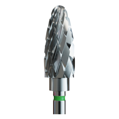 IQ Nails Tungsten Carbide Nail Drill Bit Pinecone Shaped Coarse Crosscut 6mm for Manicure and Pedicure 274.220.060 1 Sztuka