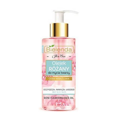 Bielenda Rose Care Moisturizing and Cleansing Rose Face Oil for Sensitive Skin 140ml