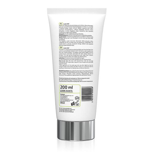 Apis Professional Acne Stop Maska z Błotem z Morza Martwego i Zieloną Herbatą 200ml
