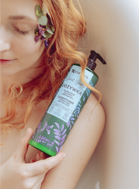 Vis Plantis Secret Garden Licorice Conditioner for Dry and Dull Hair 400ml