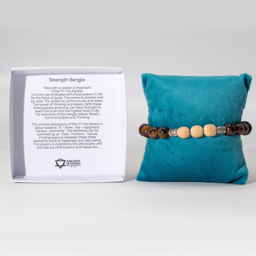 Tri Hita Karana Bangle - Strength