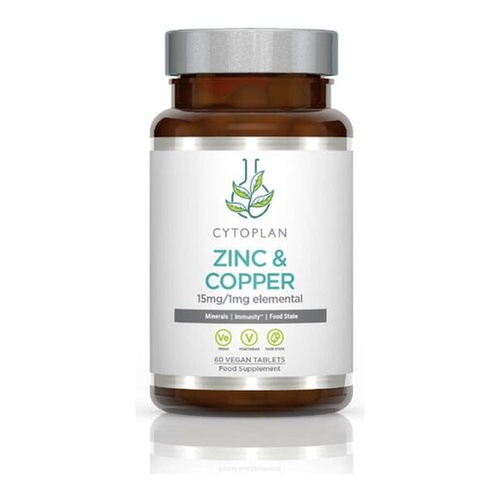 Cytoplan Zinc & Copper - 60 tabs
