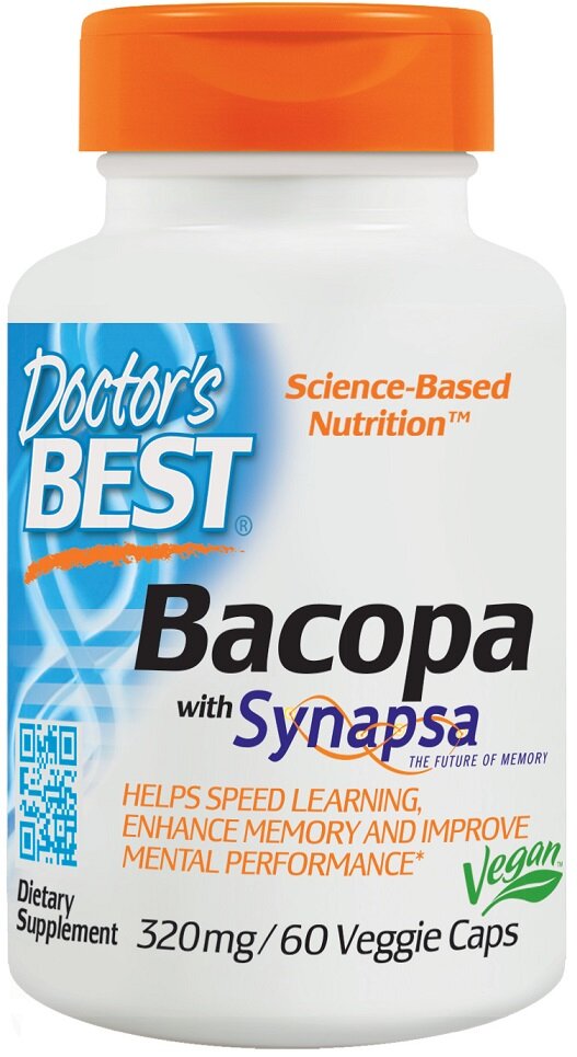 Bacopa with Synapsa, 320mg - 60 vcaps