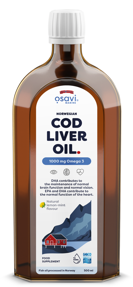 Osavi Tran Norweski 1000mg Omega 3 Cytrynowo Miętowy 500 ml