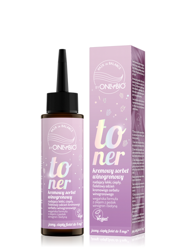 OnlyBio Hair in Balance Toner Kremowy Sorbet Winogronowy 100ml