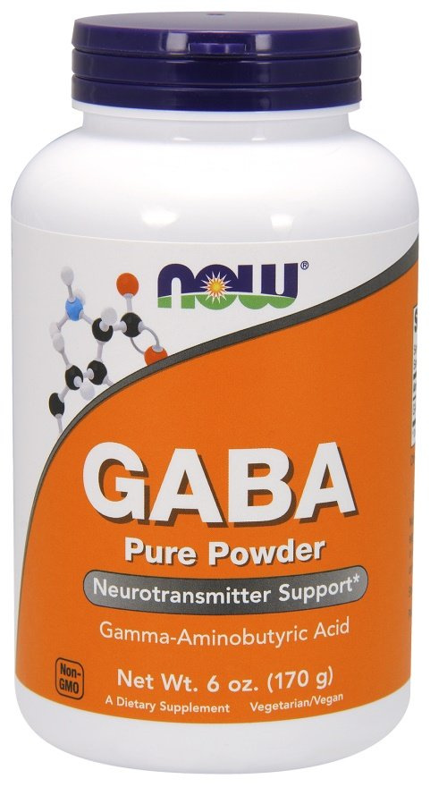 NOW Foods GABA Czysty Proszek Na Uspokojenie i Relaks 170g
