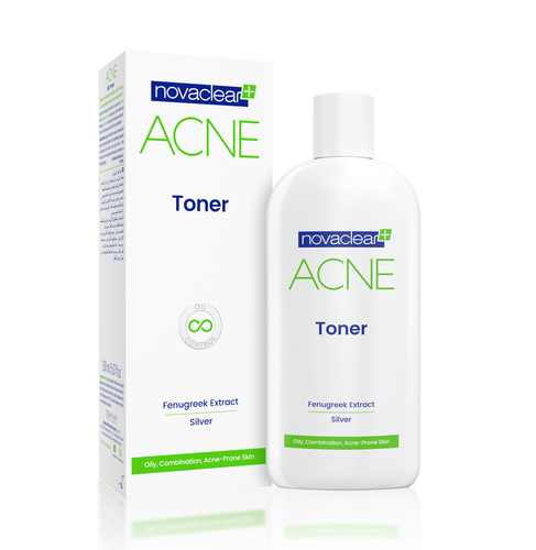 NovaClear Acne Cleansing Face Tonic for Combination and Oily Skin 150ml