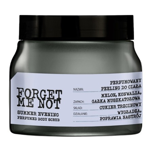 Farmona Forget Me Not Summer Evening Perfumed Body Scrub with Cane Sugar and Golden Pearl 270g