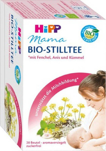 Hipp Mama Bio Tea for Nursing Women Supporting Lactation with Fennel and Anise 20x1.5g
