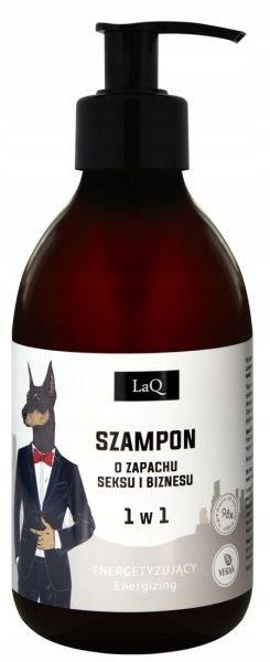 LaQ Doberman Energetyzujący Szampon dla Facetów 1w1 Zapach Seksu i Biznesu 300ml