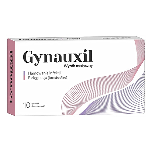Zdrovit Gynauxil Globulki Nawilżające z Kwasem Hialuronowym 10 Sztuk