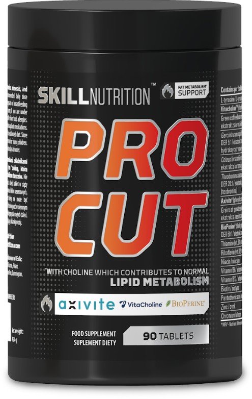 Skill Nutrition Pro Cut Suplement Wspierający Metabolizm Tłuszczów 90 Tabletek