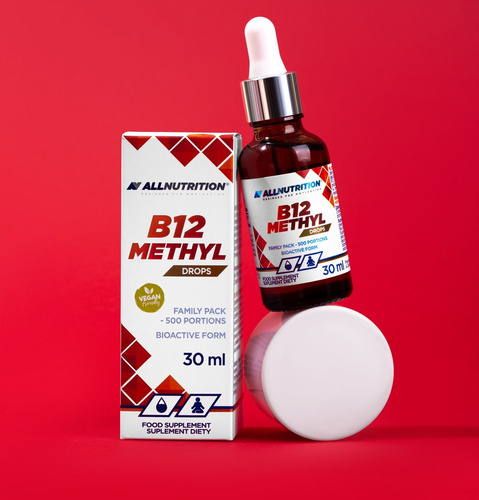 Allnutrition B12 Methyl Drops zawierające Witaminę B12 w Kroplach 30ml