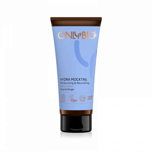 OnlyBio Hydra Mocktail Moisturizing and Nourishing Body Lotion with Levan and Ginger for Dry Dehydrated Skin 200ml