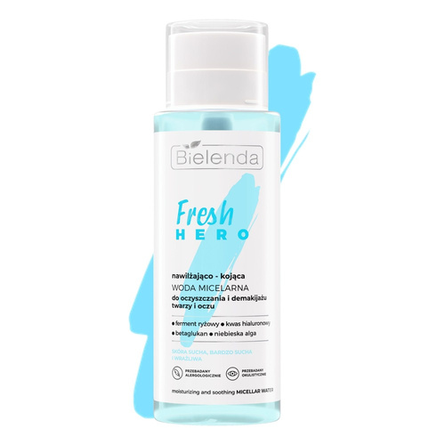 Bielenda Fresh Hero Nawilżająco-Kojąca Woda Micelarna 400ml