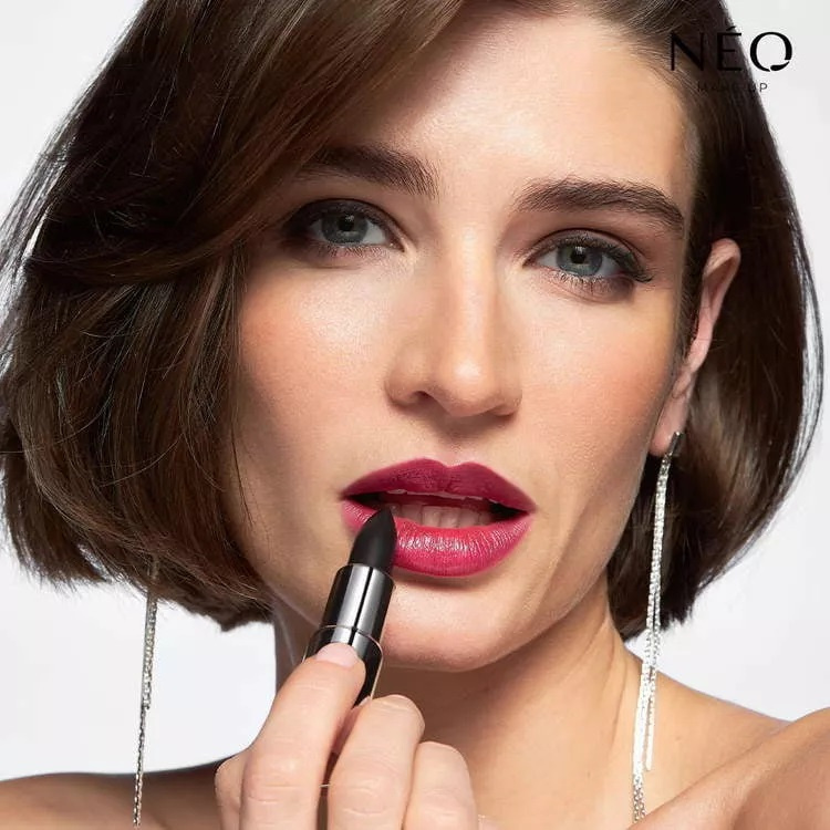 Neo Makeup Intense Serum Colored Lipstick Be Proud 01 Black Pink Tint 3g