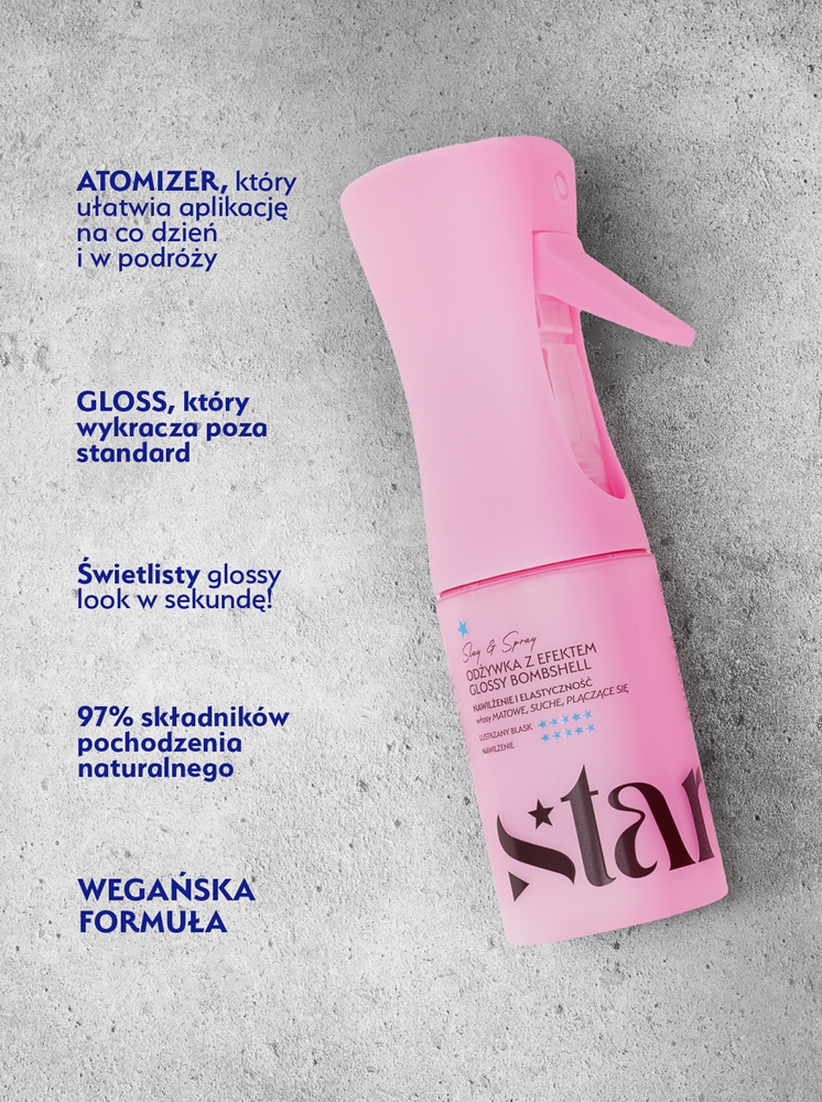 Stars Slay & Spray Glossy Bombshell Conditioner Spray 150ml