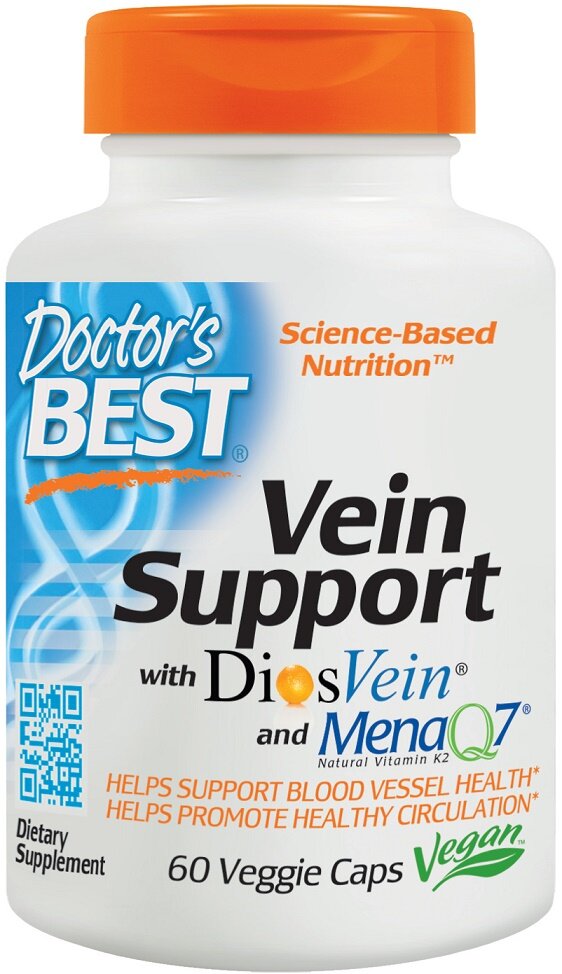 Vein Support with DiosVein and MenaQ7 - 60 vcaps