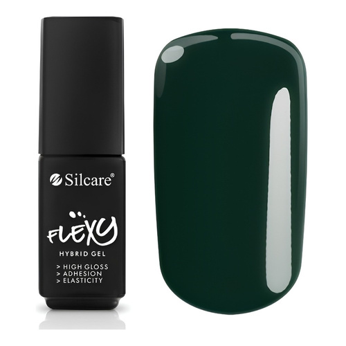 Silcare Flexy UV/LED Hybrid Nail Polish 152 Bottle Green 4.5g