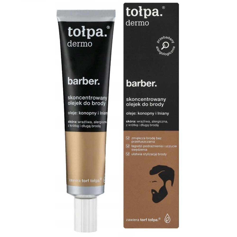 Tolpa Dermo Barber Concentrated Beard Oil Gel 40ml