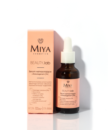 Miya Beauty Lab Serum Wzmacniające z Fitokolagenem 5% dla Każdego Typu Skóry 30ml
