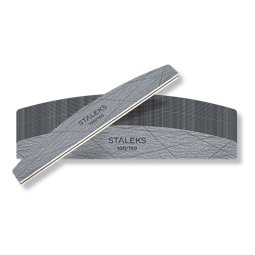 Staleks Smart 40 Crescent Mineral Nail Files 100/150 Grit 25 pcs