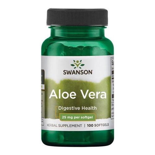 Swanson Aloes 25mg na Odporność i Trawienie 100 Kapsułek