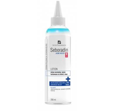 Seboradin Lotion for Light Bright Dyed Blonde Gray Hair with Tendency to Fall Out 200ml
