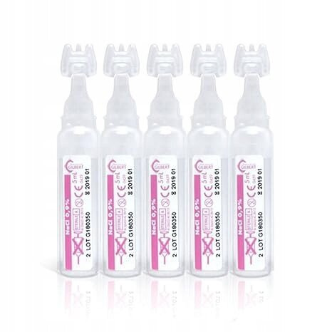 Gilbert Physiodose NaCl 0,9% Roztwór Soli Fizjologicznej dla Niemowląt i Dorosłych 5x5ml