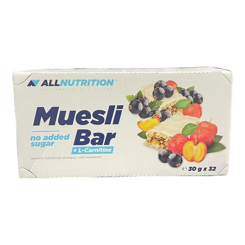 Allnutrition Muesli Bar with L-Carnitine Yoghurt and Blackcurrant 30g
