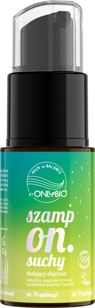 OnlyBio Hair in Balance Suchy Szampon Dodający Objętości 35g