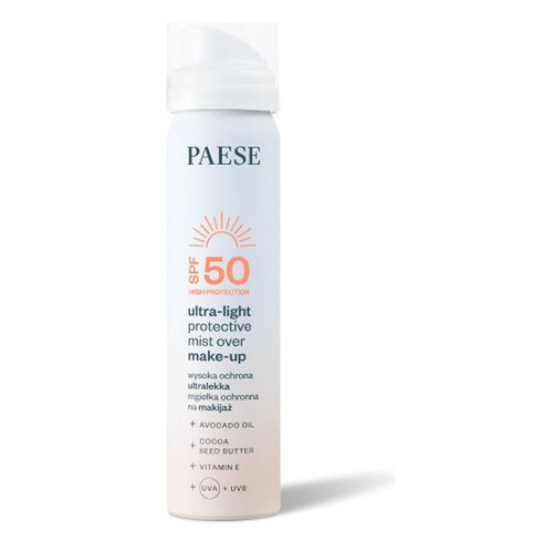 Paese Ultralekka Mgiełka Ochronna na Makijaż SPF50 75ml