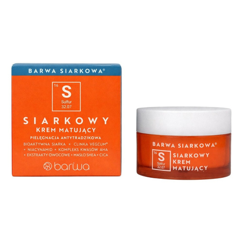 Barwa Siarkowa Anti-Acne Siarkowy Krem Matujący 50ml