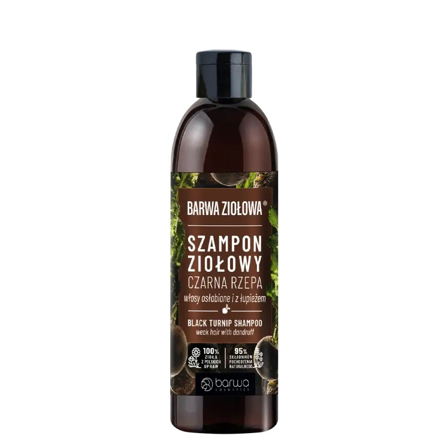 Barwa Herbal Regenerating Shampoo with Black Turnip for Dandruff 250ml